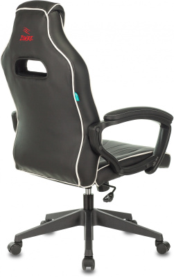 Кресло игровое Zombie Z3 черный/зеленый эко.кожа с подголов. крестов. пластик