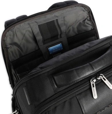 Рюкзак мужской Piquadro Brief2 CA5477BR2/N черный ткань/натур.кожа