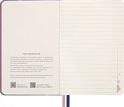 Блокнот Moleskine LIMITED EDITION SAKURA LESU08MM710 Pocket 90x140мм обложка текстиль 160стр. линейка синий 2025
