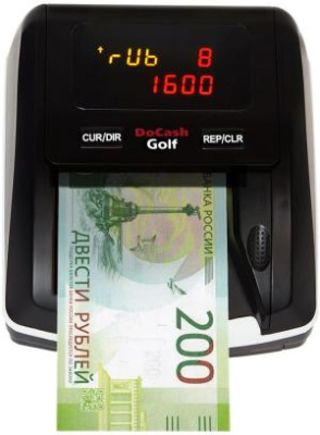 Детектор банкнот DoCash Golf 12954 автоматический рубли