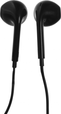 Гарнитура вкладыши Hoco M55 1.2м черный проводные в ушной раковине