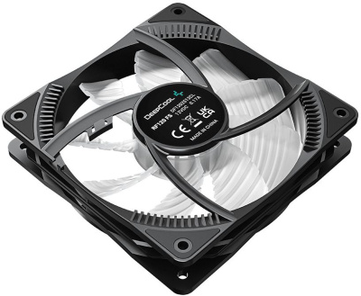 Вентилятор для корпуса Deepcool RF120 FS RGB 120х120x25 черный 4-pin 27дБ (DP-FLED3-RF120-FS) Ret