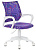Кресло детское Бюрократ KD-W4 фиолетовый Sticks 08 крестов. пластик белый пластик белый