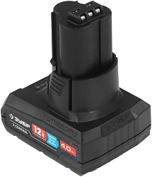 Батарея аккумуляторная Зубр ST7-12-4 12В 4Ач Li-Ion
