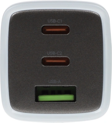 Сетевое зар./устр. Hoco N49 Glorious 65W 3A (PD+QC+AFC) USB/2xUSB Type-C универсальное синий (35479)