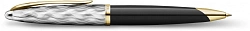 Ручка шариков. Waterman Reflections of Paris Carene DeLuxe (2200946) Black GT M син. черн. подар.кор.