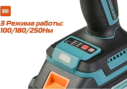 Винтоверт Sturm! CD250H аккум. патрон:шестигр.1/4" (кейс в комплекте)