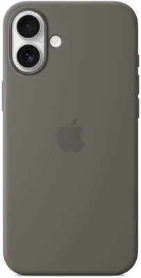 Чехол (клип-кейс) Apple для Apple iPhone 16 Plus Silicone Case with MagSafe серый Stone Gray (MYYC3ZM/A)