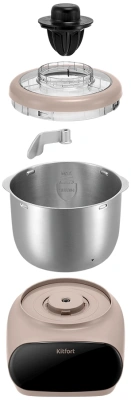 Миксер стационарный Kitfort КТ-4412 120Вт бежевый/серебристый