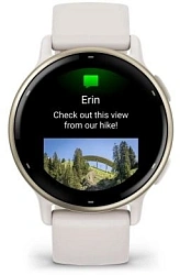 Смарт-часы Garmin Vivoactive 5 30.4мм 1.2" AMOLED корп.белый рем.белый разм.брасл.:125-190мм (010-02862-11)