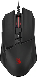 Мышь A4Tech Bloody W65 Max Mini черный оптическая 12000dpi USB 9but (W65 MAX MINI STONE BLACK)