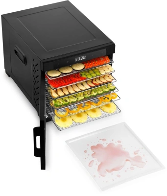 Сушка для фруктов и овощей Kitfort КТ-1964 18под. 600Вт черный