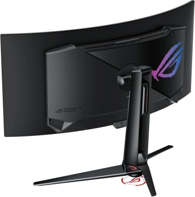 Монитор Asus 34" ROG Swift PG34WCDM черный OLED LED 21:9 HDMI матовая HAS Piv 450cd 178гр/178гр 3440x1440 240Hz G-Sync FreeSync Premium DP 2K USB 8.4кг