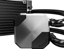 Система водяного охлаждения Montech HyperFlow Silent 240 Soc-AM5/AM4/1200/1700/1851 черный 4-pin 24.8dB Al 310W Ret (HS240BK)