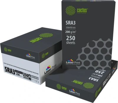Бумага Cactus CS-LPSRA3200250 SRA3/200г/м2/250л./белый для лазерной печати