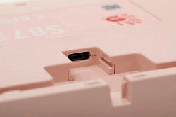 Клавиатура A4Tech Bloody S87 Energy механическая розовый USB for gamer LED (S87 USB ENERGY PINK) кабель 1.8м