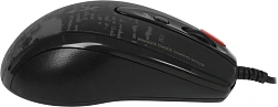 Мышь A4Tech V-Track F5 черный/рисунок оптическая 3000dpi USB 6but