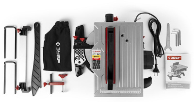 Торцовочная пила Зубр ЗПТК-210-1500 1500Вт 4500об/мин d=210мм