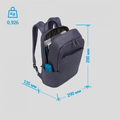 Рюкзак Piquadro Black Square CA3214B3/BLU4 синий кожа
