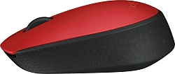Мышь Logitech M171 красный/черный оптическая 1000dpi беспров. USB для ноутбука 2but (910-004641)