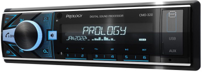 Автомагнитола Prology CMD-320 1DIN 4x55Вт v4.2 ПДУ RDS (PRCMD320)