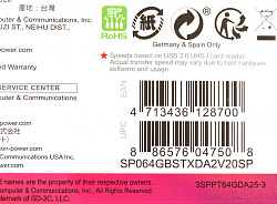 Флеш карта microSDXC 64GB Silicon Power SP064GBSTXDA2V20SP Superior + adapter