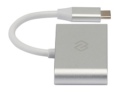 Устройство чтения карт памяти USB Type-C Digma CR-C2501-S серебристый