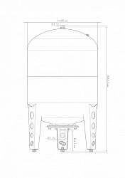 Гидроаккумулятор Джилекс ВП К 200 200л 10бар (7154)