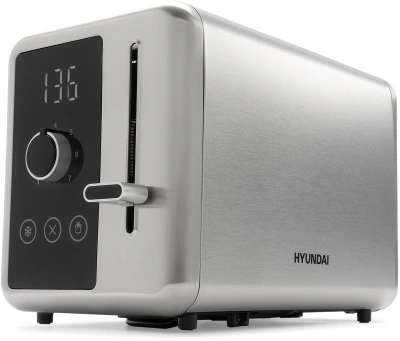 Тостер Hyundai HYT-3305 800Вт черный/серебристый