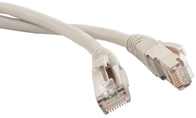 Патч-корд Lanmaster TWT-45-45-5.0/6-GY вилка RJ-45-вилка RJ-45 кат.6 5м серый ПВХ (уп.:1шт)