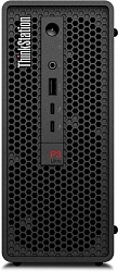 ПК Lenovo ThinkStation P3 Ultra SFF Core i9 14900 (2) 32Gb SSD1Tb UHDG 770 Windows 11 Pro 64 2.5xGbitEth+1xGbitEth 300W мышь клавиатура черный (30HBS64700)