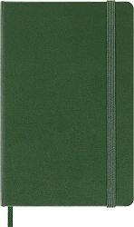 Блокнот Moleskine CLASSIC QP012K15 Pocket 90x140мм 192стр. нелинованный твердая обложка зеленый