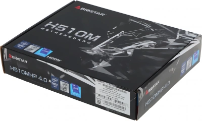 Материнская плата Biostar H510MHP 4.0 Soc-1200 Intel H470 2xDDR4 mATX AC`97 8ch(7.1) GbLAN+VGA+HDMI