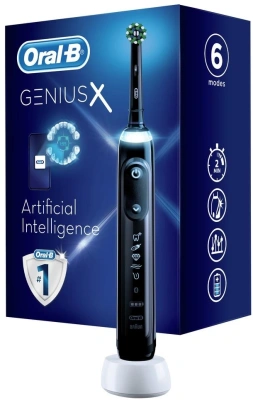 Зубная щетка электрическая Oral-B Genius X D706.513.6 черный