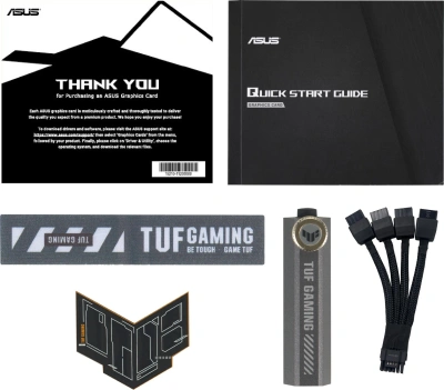 Видеокарта Asus PCI-E 5.0 TUF-RTX5090-32G-GAMING NVIDIA GeForce RTX 5090 32Gb 512bit GDDR7 2407/30000 HDMIx2 DPx3 HDCP Ret