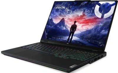 Ноутбук Lenovo Legion Pro 7 16IRX9H Core i9 14900HX 32Gb SSD1Tb NVIDIA GeForce RTX4090 16Gb 16" IPS WQXGA (2560x1600) без ОС black WiFi BT Cam (83DE004HRK)
