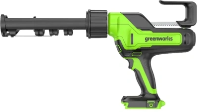 Пистолет для герметика Greenworks G24CAU аккумуляторный полузакрытый для герметиков зеленый/черный (3501707)
