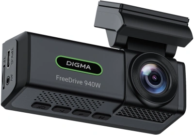 Видеорегистратор Digma FreeDrive 940W черный 8Mpix 2160x3840 170гр. Allwinner