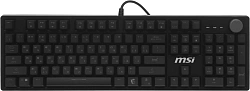 Клавиатура MSI GK320 механическая черный USB Multimedia for gamer LED (S11-04RU259-HH9)