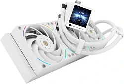 Система водяного охлаждения Thermalright Frozen Vision 360 V2 ARGB Soc-AM5/AM4/1200/1700/1851 белый 4-pin 28dB Al LCD Ret (F-VISION-360-WH-ARGB-V2)