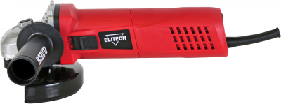 Углошлифовальная машина Elitech МШУ 101Э 900Вт 11000об/мин рез.шпин.:M14 d=125мм (E2213.023.00)