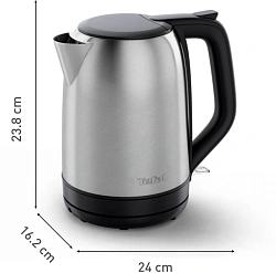 Чайник электрический Tefal KO5S0DE0 1.7л. 2400Вт серебристый/черный корпус: металл/пластик (7211419519)