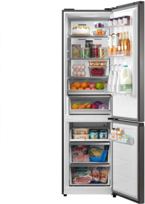 Холодильник Midea MDRB521MIE28OD 2-хкамерн. черный инвертер