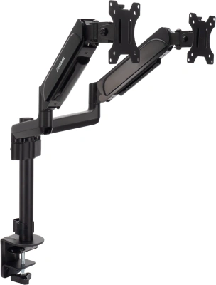 Кронштейн для мониторов ЖК Digma D-MM202D черный 17"-32" макс.9кг крепление к столешнице поворот и наклон