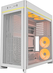 Корпус Montech HS01 Pro белый без БП ATX 6x120mm 2x140mm 2xUSB3.0 audio