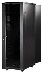 Шкаф коммутационный Lanmaster Business (TWT-CBB-22U-6X10-P1) напольный 22U 600x1000мм пер.дв.перфор. задн.дв.перфор.2-хст. 2 бок.пан. 800кг черный IP20