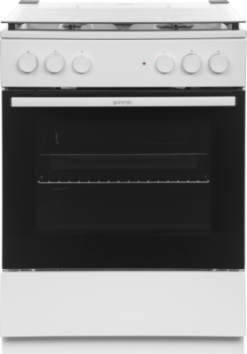Плита Комбинированная Gorenje GK6A20WF белый (стеклянная крышка) реш.чугун