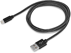 Кабель Buro BHP RET LGHT-B-BR USB (m)-Lightning (m) 1м черный