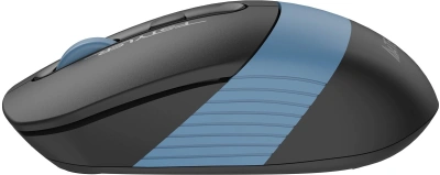 Мышь A4Tech Fstyler FG10CS Air черный/синий оптическая 2000dpi silent беспров. USB для ноутбука 4but (FG10CS AIR ASH BLUE)