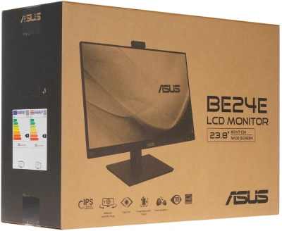 Монитор Asus 23.8" BE24EQSK черный IPS LED 16:9 HDMI M/M матовая HAS Piv 1000:1 300cd 178гр/178гр 1920x1080 VGA DP FHD USB 78кг